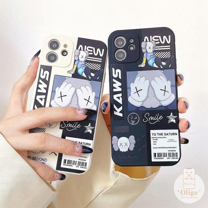 Nax-3c Casing Samsung A03S S21 Ultra S20 S10 Plus S20Fe A22 A32 A52 A72 A71 A51 A50 A50S A30S A21S A20 A30 A12 A02 A02S S10 Note 10 Lite Trend Bear Camera Protection Shockproof Silicone Soft Couple Phone Case Cover