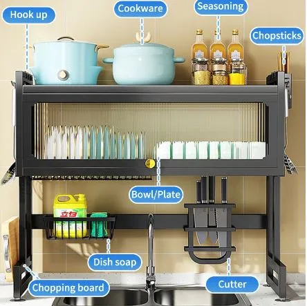 85cm%20Kitchen%20Storage%20Dish%20Rack%20With%20Cabinet%20-%20Image%206