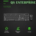 KM-001 Combo  Wired Business Office Keyboard and Mouse high Quality. 