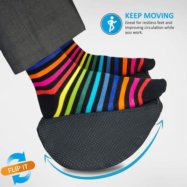 Margoun%20Office%20Foot%20Rest%20Under%20Desk:%20New%20Ergonomic%20Footrest%20Cushion%20w/Angled%20Half%20Cylinder%20Design%20for%20Optimum%20Leg%20Clearance:%20Firm,%20Compact%20Supportive%20Foot%20Stool%20Under%20Desk%20Foot%20Rest%20Desk%20Accessories%20-%20Image%203