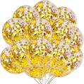 Beautiful Theme of Happy Anniversary Card Banner with Combo of '30'Pcs Latex Balloons '5' Confetti Balloons & Golden Fairy Light (21 Feet) for Anniversary Party Decorations. 