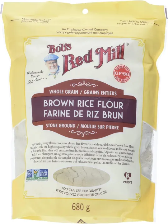 Bob Rice Food Bob's Red Mill Whole Grain Brown Rice Flour, 680 Grams | Daraz.pk