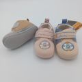 Baby Soft Cloth Shoes with Rocket Embroidery – Anti-Slip, Comfortable, Velcro Strap. 