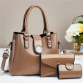 3 Piece Set Luxury Bright Leather Women's Bag Quality Women's Handbag 2024 New Versatile Shoulder Bag Ladies Crossbody Bags. 
