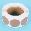 1Inch Kraft Stickers / 500 Labels Per Roll/Permanent Adhesive. 