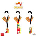 Traditional Punjabi Girl Paranda Design, Colorful Women Hair Parandi, Hair Extensions For Females, Handcrafted Ladies Hair Fashion Accessories, Balon K Liye Parranda, Bridal Hair, Baby Paranda. 