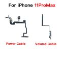 Volume Button Flex Cable For iPhone 11 Pro X XR XS Max Power Button With Flash Light Microphone Flex Replacement. 