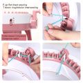 Sentro Knitting Machine 48 Pin with Row Counter and Plain/Tube Weave Conversion Key, Efficiently DIY Scarf Hat Sock. 
