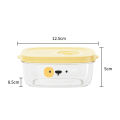 Cute Kitchen Food Storage Box Mini Portable Vegetable Fruit Sealed Preservation Box Refrigerator Food Grade Frozen Meat Organizer. 
