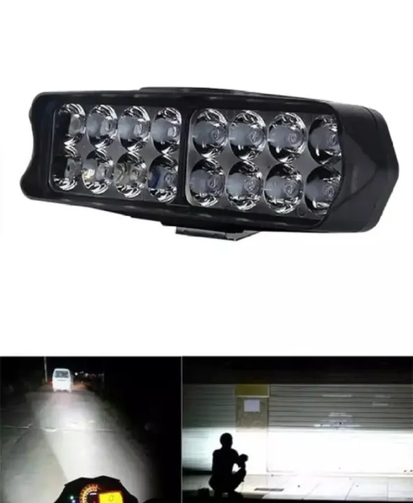 Super%20Bright%2016%20LED%20Light%20Bar%20For%20Car%20Bumpers,%20Jeeps%20&%20Bikes%20Universal%20Fitting%20With%20Flashing%20-%20Image%202