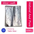 Silver Leaf | Edible Silver Leaf | Chandi Vark | 100 Pieces. 
