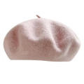 Autumn And Winter Wool Felt Beret Trendy Fashionable Wool Material Painter Hat Solid Color Female Girls Fashion Beret for Daily Wear Street Fashion Autumn And Winter Outfits Artists And Painters. 