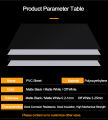 PVC Plastic Sheet Hard Rigid Board White Black Plastic Sheet Model Making Material Handmade Pad Panel Plate Thickness 0.2-2mm. 
