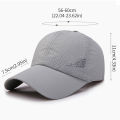 FAITOLAGI Summer Quick Drying Baseball Cap Men Women Outdoor Sports Running Sun Hat Unisex Breathable Mesh Visor Caps. 