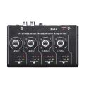 Teyun PH4 Channel Headphone Amplifier 4 Channel Stereo Headphone Amps. 