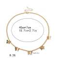 Butterfly Chain Necklace - Trending Golden Design Butterfly Pendant Necklace Choker for Women & Girls. 