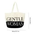 【Miga Plaza】 gentle woman tote bag GENTLEWOMAN gentlewoman official store Cloth Bag Simple Casual Letter Cloth Bag Thailand Thai Girls Corduroy Fashion Brand Women Shoulder Bag Canvas Bag Fashion Brand Gentlewoman Tote Bag. 