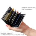 New Metal Card Holder Wallet,Ultra Thin tainle teel Metal Wallet RFID Blocking Credit Card Wallet Holder. 