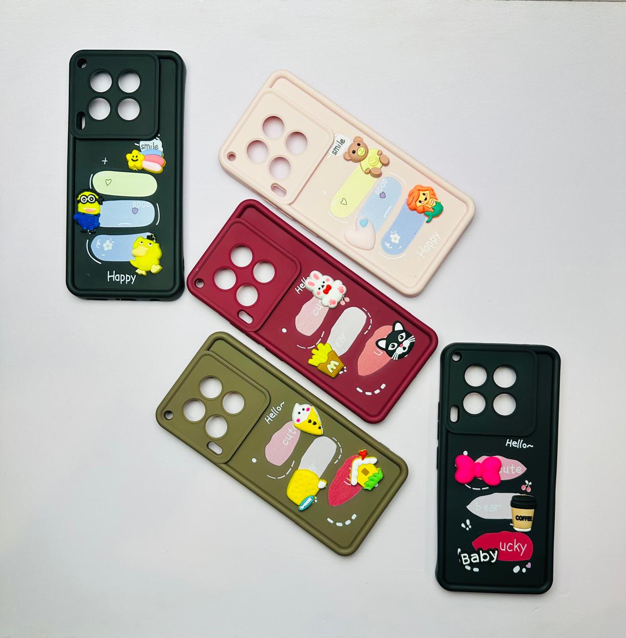 Lahore Mobile Case for Tecno Camon 30 Girls Back Cover - Luxerey Back Cover - Creative Lovely 3D Doll - Tecno Camon 30 Dolls Case