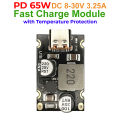 PD 65W Fast Mobile Charging Module Type-C Interface DC8-32V Supports 3.25A PD3.1 QC3.0 QC4.0 SCP FCP PPS Apple Samsung Fast Charging. 
