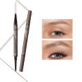 Musicwer's new four way liquid slim eyebrow pencil 2 in 1 holds makeup without smudging. 
