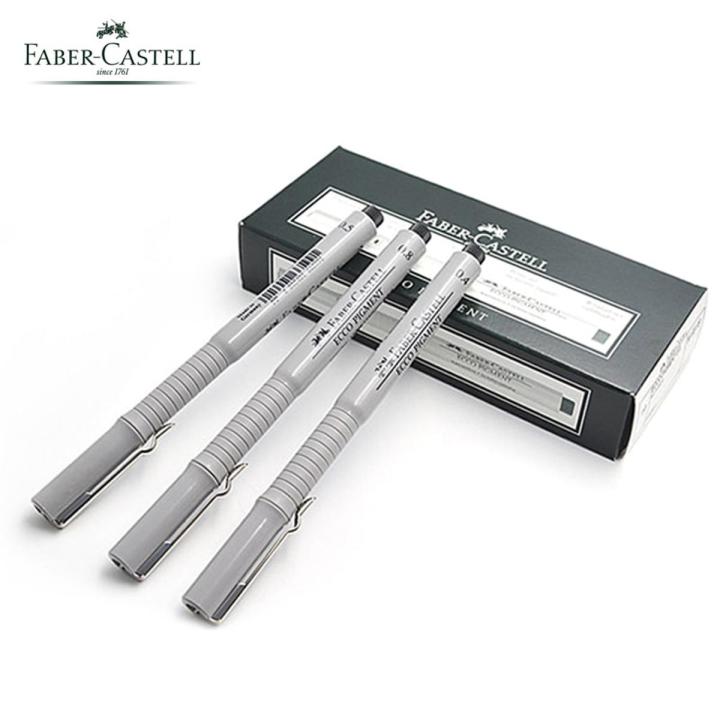 FABER-CASTELL Fineliner Pigment Liner Waterproof Black Ink 0.1 0.2 0.3 0.4 0.5 0.6 0.7 0.8mm Sketch Drawing Pen Manga Design
