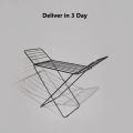 Cloth Drying Stand Folding Cloth Stand Cloth Hanging stands Drying Rack Thick Rods Not Wire Saddiq Tele Mall. 