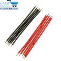 100/800PCS 9mm 26 AWG Insulated Jumper Wires Tin-Plated Red 50 & Black 50 for Bread Board & LED Chips. 