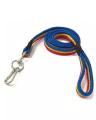 Heavy Duty Dog leash-multicolor-steel hook. 