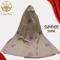 Swiss Lawn Embroidered Summer Shawl For Ladies & Girls. Premium Quality Summer Shawl.. 