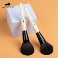 1 Makeup Cat Cosmetic Brush-White Jade Series Synthetic Hair Makeup Brushes-Powder Brush-Makeup Tool-Wooden Handle Face Brush. 