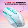 RGB Mouse with FREE Mouse Pad - HP Gaming Mouse with Top RGB 7 Lights Breathing - USB Wired Optical Moue for PC, Laptop, Minecraft, Mobile Pubg, Free Fire. 