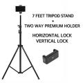 7 feet tripod stand for Ring Light, Videography, Photography, Tiktok, Studio Lighting, Equipment and Multipurpose Usage  Elegant Home. 