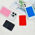 Double Side Silicone Suction Pad Phone Holder Self - Adhesive Rubber Suction Holder Silicon Square Phone Case Silicon Pad For Phone - Compatible With All Mobiles & Tablets. 