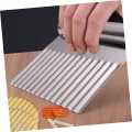 Wave Cutter, Potato Cutter, Stainless Steel, Fries Wave Knife, Wave Knife for Vegetables, Fruit, Salad,. 