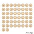 SF 50pcs 15mm/20mm/25mm Wooden Buttons Heart Printing Sewing Buttons Knitting Sweater Buttons Kids Clothes Decor Replacement Buttons Sewing Accessories. 