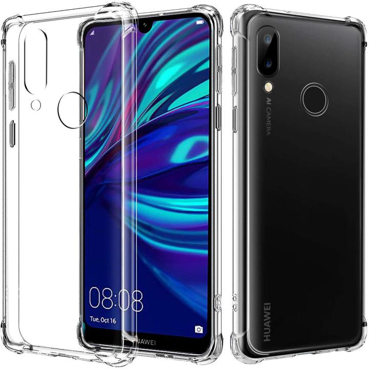 Huawei Y7 Prime 2019  Back Cover Transparent Soft Silicone Crystal Clear Case For Huawei Y7 Prime 2019