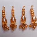5 Pcs Designer fancy Pearl Hanging Tassels for Duppata and Shirt. 