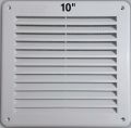 Classic Vent Ventilation Grille Cover 10 inch  For Wall Ceiling Mounted Vent Built-in Fly Screen Mesh for exhaust fan Bathroom Office Home (INNER MESH 10" OUTER FRAME 14X14). 