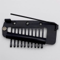 Pack of 10 Strong Chunni Clips with Safety Pin, Easy to Use with Dupatta, Hijab & Tikka Setting Durable Easy to Use Black. 