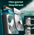 Portable Humidifier Air Conditioner Fan Household Hydrocooling Water mist Cooler Portable Air Adjustment For Office 3 Speed Fan. 
