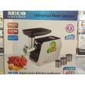 Imported  electric meat machine with vagetable cutter. 