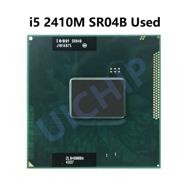 Intel Core I5-2410m I5 2410m Sr04b 2.3 Ghz Cpu Lap Processor 3m 35w Socket G2 / Rpga988b