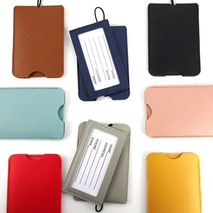 Luggage Tag Ropes Identifier Reusable Suitcase Baggage Name Id Card Suitcase Labels ...