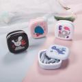 L52 Creative Cute In-Ear Anime Cartoon Headphones for Students, Children and Girls Heart with Storage Box Inline Control with Microphone. 