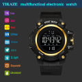 YIKAZE 50MM Big Dial Sports Watches Military Countdown Stopwatch Sport Watch LED Digital Men's Watch Waterproof Electronic Clock. 