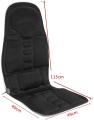 Back Massager Shiatsu Massage Seat Cushion Deep Kneading Self 4 Vibrations Relieve Muscle Soreness for PU Leather. 