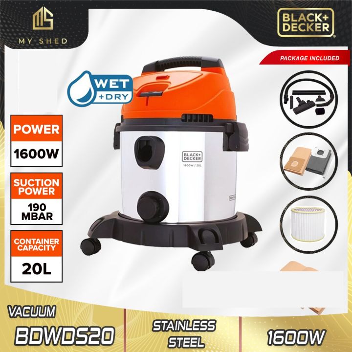 Black%20n%20Decker%20Vacuum%20Cleaner%20(Wet%20n%20Dry)%20Stainless%20Steel%2020%20Litre%201600%20Watt%20with%20Blower%20function%20-%20WDBDS20%20-%20Image%203