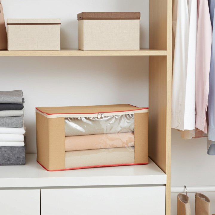 storage box – storage bag – storage box for clothes – storage organizer – organizer – clothes storage bag – storage – wardrobe organizer – Large Foldable Clothes Storage Zipper Bag