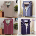 Storage Wardrobe Foldable and Movable Cloth/Fabric Wardrobe Collapsible Cupboard (SMALL MEDIUM LARGE)  MULTICOLOR. 